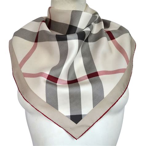 foulard soie burberry